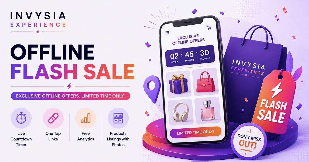 Offline Flash Sale Flyer