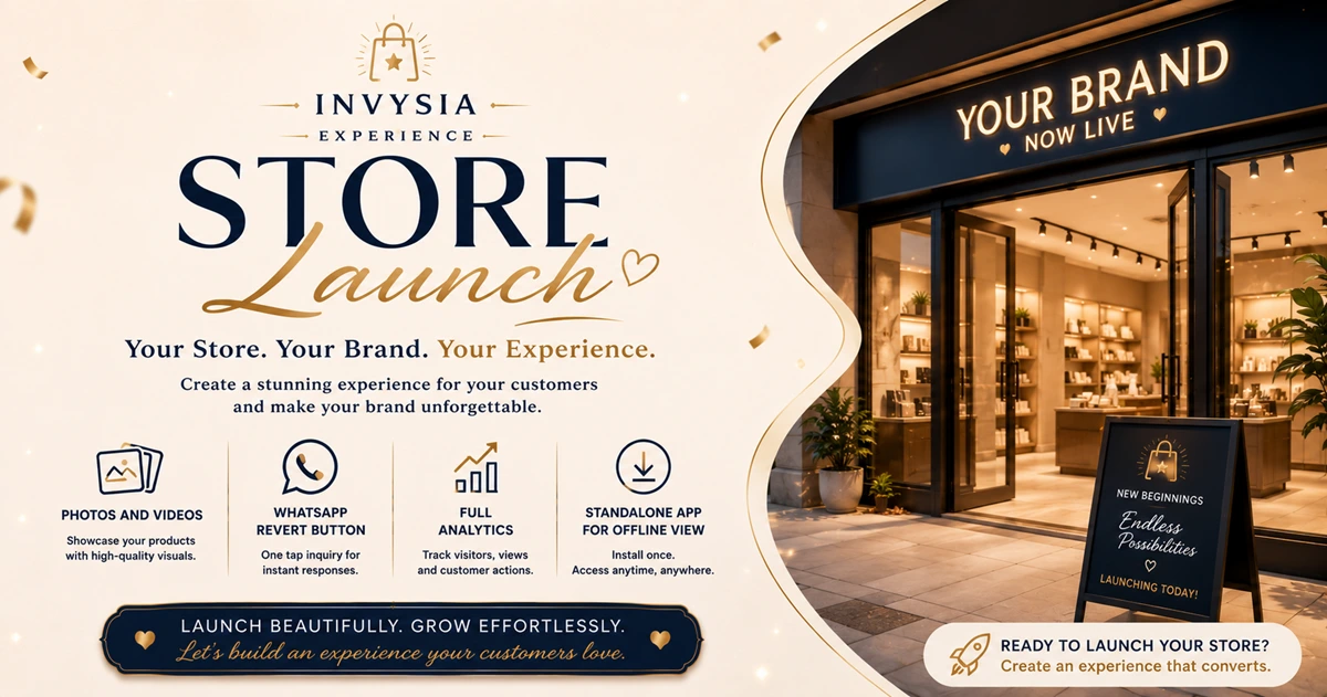 Store Launch Flyer