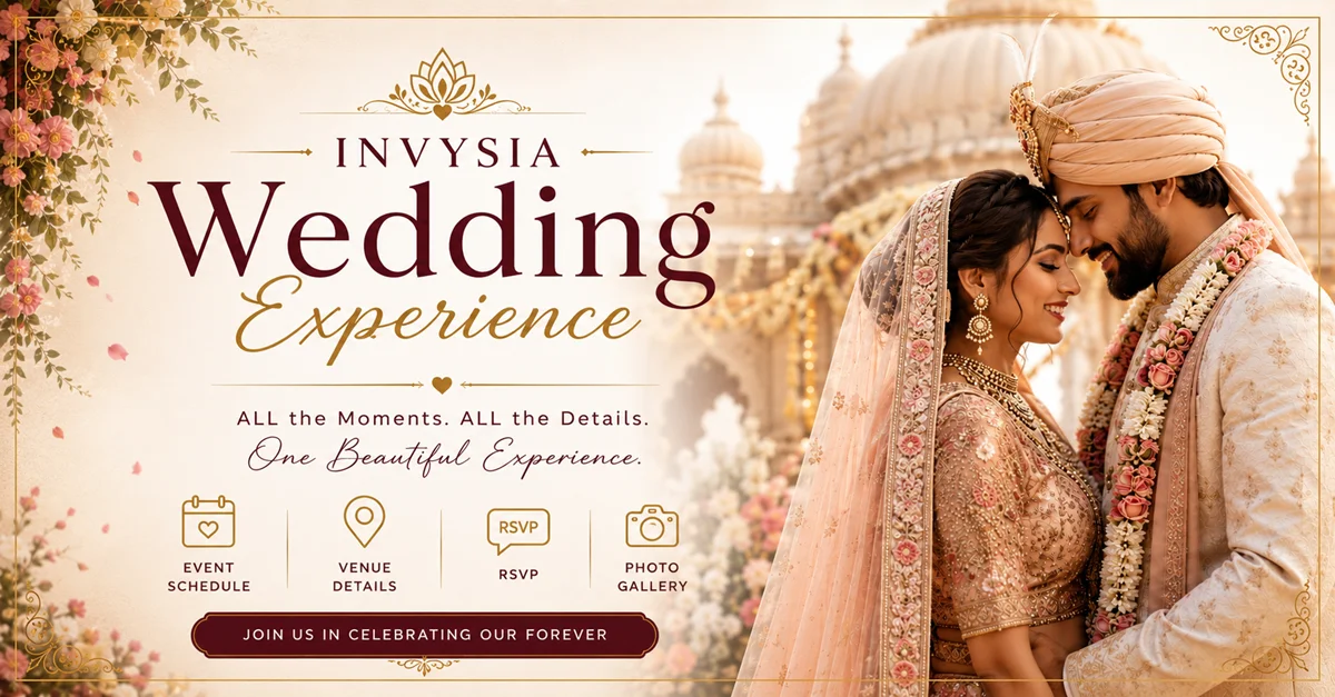 Wedding Website India — AI-Designed Digital Invitation